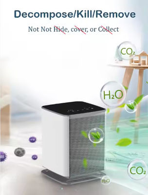 เครื่องฆ่าเชื้ออากาศสีขาว ABS ที่ทันสมัย สําหรับการฆ่าเชื้อระยะยาว