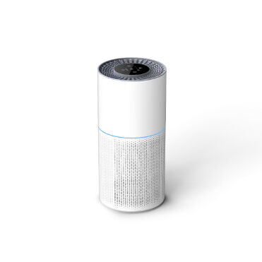 เครื่องทําความสะอาดอากาศโอโซนที่มีการระบายอากาศ 200m3/h การควบคุมการสัมผัส + WIFI และกรอง H13 HEPA สําหรับทําความสะอาดอากาศภายใน