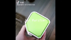 เครื่องทําความสะอาดอากาศรถยนต์ขนาดเล็ก 122x82x76mm Qty 28PCS/Carton