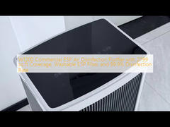 เครื่องฟอกฆ่าเชื้อในอากาศ ESP เชิงพาณิชย์ W1200 ครอบคลุมพื้นที่ 2,799 ตารางฟุต แผ่นกรอง ESP แบบล้างทำความสะอาดได้ และอัตราการฆ่าเชื้อ 99.9%